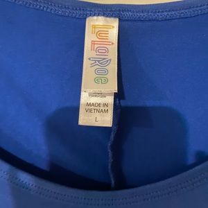 Royal blue lularoe perfect t